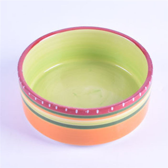 Bol pour chien en céramique à usage exclusif Ruby Coco en céramique rose