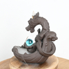 Braveur d'encens de reflux de dragon en céramique Céramique Dragon Waterfall Flow Burner Burner Production Fournisseur