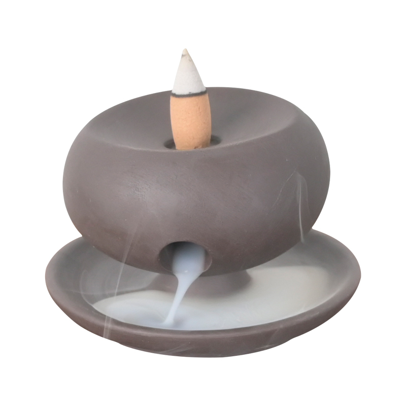 Support d'encens de cône Stand en céramique Backflow Encens Burner
