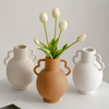 Décoration de bureau Conteneur de vase en porcelaine pour arrangement de fleurs Vase en céramique