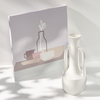 Décoration de la maison Vase en céramique blanche