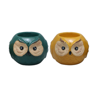 Ensemble de bougeoirs en céramique, vente en gros, support de bougie chauffe-plat en forme d'animal 3D, support votif en porcelaine émaillée, décoration de maison