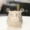 Pot de fleurs en céramique design animal