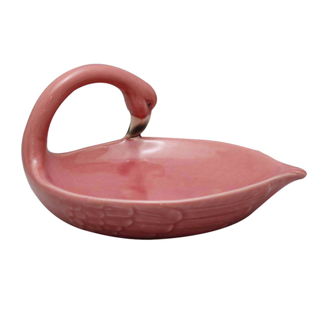 Assiette Flamingo en céramique