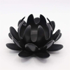 Toutes sortes de motifs de fleurs Décoration de la maison Bougeoir à fleurs en céramique noire