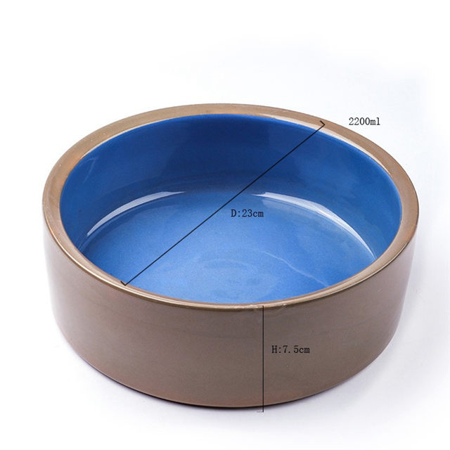 Bol en céramique de haute qualité pour animaux de compagnie Cat Dog Bol à double usage pour chien et chat
