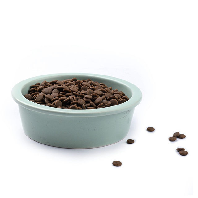 Bassin de nourriture pour chien nourriture pour chien en céramique et eau bassin de nourriture pour chien à double usage bol de riz pour chien bassin de riz pour animaux de compagnie