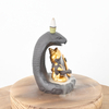 Sculptures de style ganesha et de serpent Ganesha Style Design en céramique cascade de retour en arrière