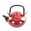 Kung Fu Teaset Bouilloire Infuseur Teaset Ensemble de thé en céramique rouge fait à la main Brew Tea