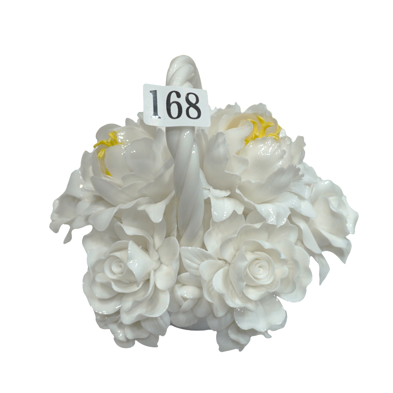 Décor à la maison Paniers de fleurs en céramique à la main