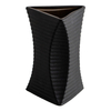 Vase de sol en porcelaine minimaliste moderne - Couleurs multiples, noir vitré, blanc, etc. Finition pour décor de bureau à domicile contemporain