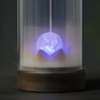 Couvercle acrylique lumières colorées Refoulement de la cascade Encens Smog Brûleur d'encens à reflux en céramique