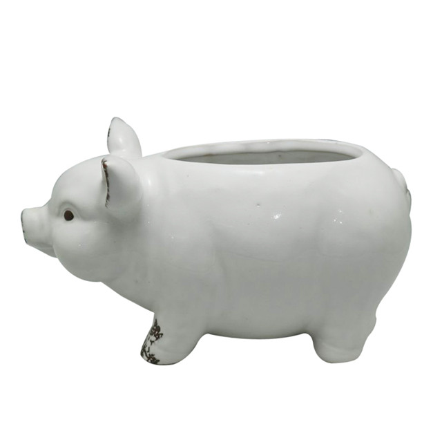 pot de fleurs en céramique design style cochon