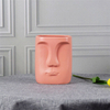 Décoration à la maison visages abstraits vases décoratifs vase en céramique de visage