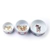 Impression de fond de bol Motif de chien mignon Bol pour chien Bol en porcelaine pour chien Produits pour animaux de compagnie Bol pour chien Bol pour chien