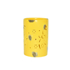 Lanternes de bougies en céramique de glaçure jaune de bonhomme de neige de Noël évidé