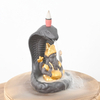 Décoration de la maison Ganesha Statue en céramique cascade Back Flow Encens Burner 