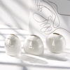 Vase en porcelaine sans glaçure dans l'eau de bureau Vase en céramique