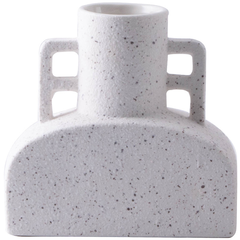 Créativité et style d'innovation Design en porcelaine vase maison décorations de bureau à sable blanc les granules de sable vase en céramique