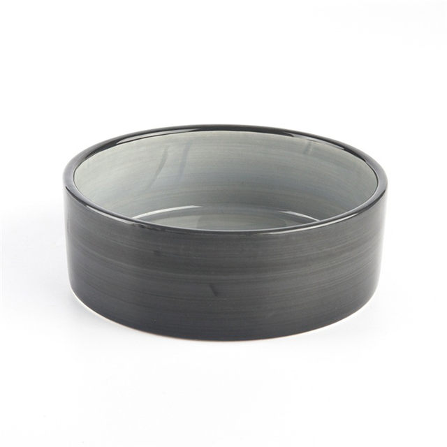 Bol pour chien et chat en céramique gris