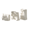 Oeil, oreille, bouche, conception de style nez conception en céramique Vase en porcelaine