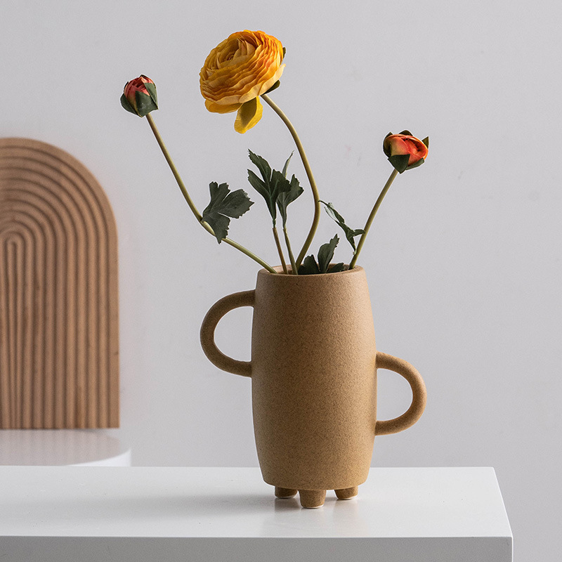Conception créative Ornements de décoration de bureau Vases en céramique