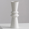 Vase en porcelaine artisanal Vase en céramique blanc minimaliste moderne