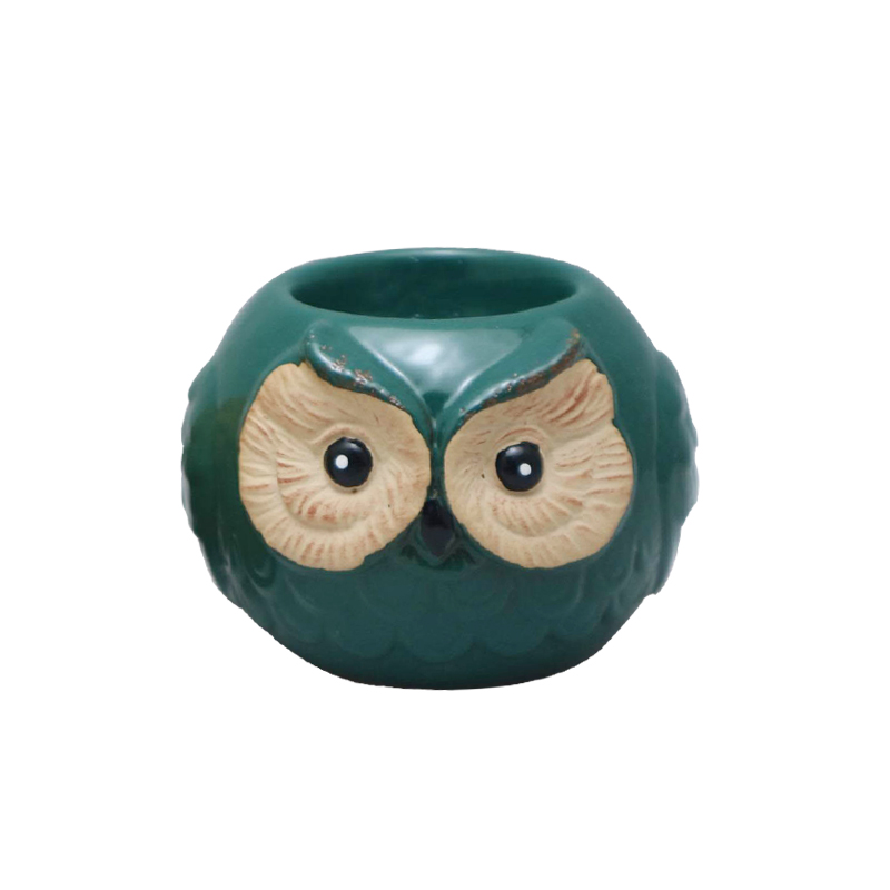 Ensemble de bougeoirs en céramique, vente en gros, support de bougie chauffe-plat en forme d'animal 3D, support votif en porcelaine émaillée, décoration de maison
