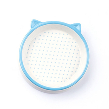 La plaque en céramique pour animaux de compagnie en céramique de conception de style de chat peut être utilisée comme mangeoire pour animaux de compagnie en céramique