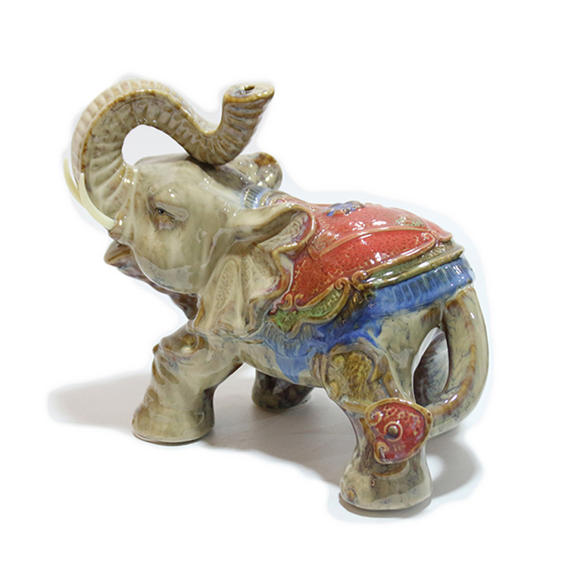 Éléphants en céramique à vendre Décoration de table de ménage d'éléphant en céramique vintage