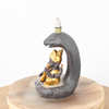 Sculptures de style ganesha et de serpent Ganesha Style Design en céramique cascade de retour en arrière