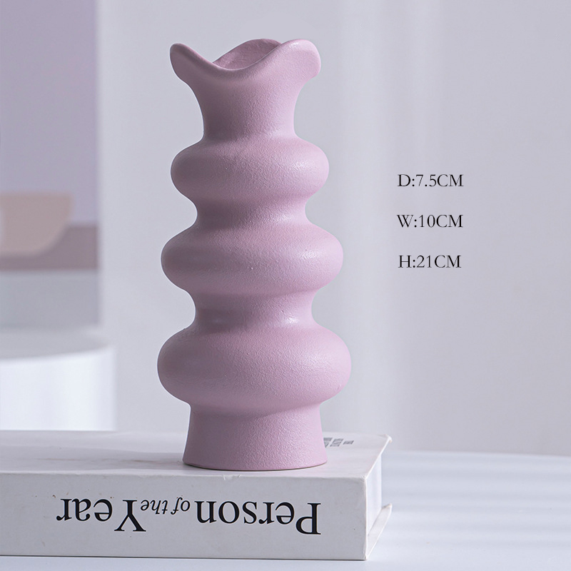 Pink, bleu, noir, blanc, conception de style fleur à trois couches