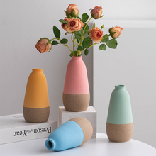 Vase en céramique minimaliste moderne Vase en céramique - Vase de fleurs de style scandinave pour le salon