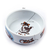 Impression de fond de bol Motif de chien mignon Bol pour chien Bol en porcelaine pour chien Produits pour animaux de compagnie Bol pour chien Bol pour chien