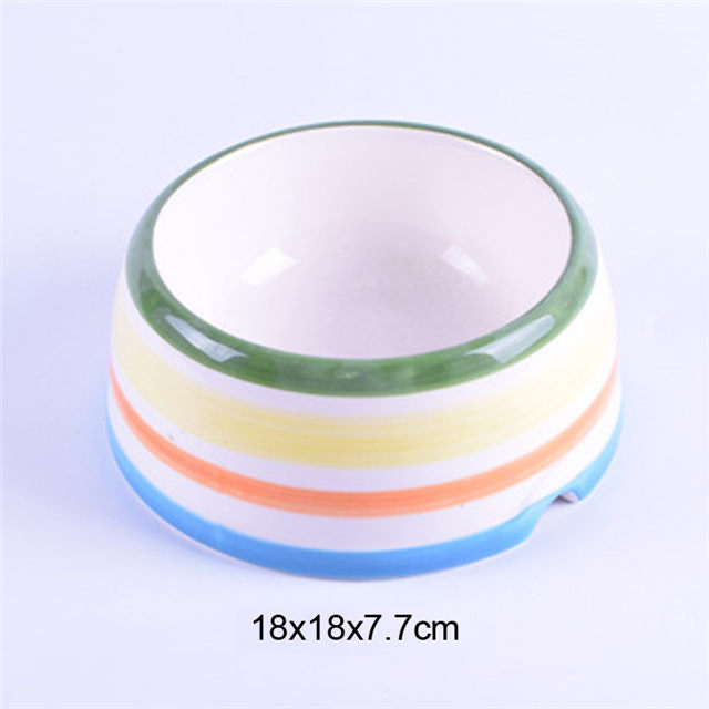 Bol en céramique pour chien en céramique multicolore