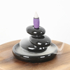 Brûleur d'encens de débit en céramique de conception empilée à trois styles en céramique