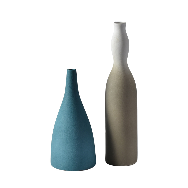 Décoration de maison nordique moderne moderne moderne fabrique décoratif fabricant en gros vases en céramique vase en céramique fleur