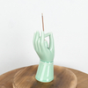 Hauteur de bâton d'encens en céramique peint à la main de conception de style bouddha céladon à la main 