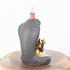 Décoration de la maison Ganesha Statue en céramique cascade Back Flow Encens Burner 