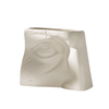 Oeil, oreille, bouche, conception de style nez conception en céramique Vase en porcelaine