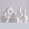 Créativité et style d'innovation Design en porcelaine vase maison décorations de bureau à sable blanc les granules de sable vase en céramique