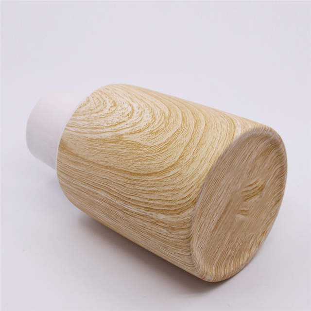 Décoration de la maison Mode Vase de table simple Vase en céramique à grain de bois