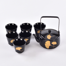 Ensemble de thé noir en céramique de vente directe d'entreprises de production