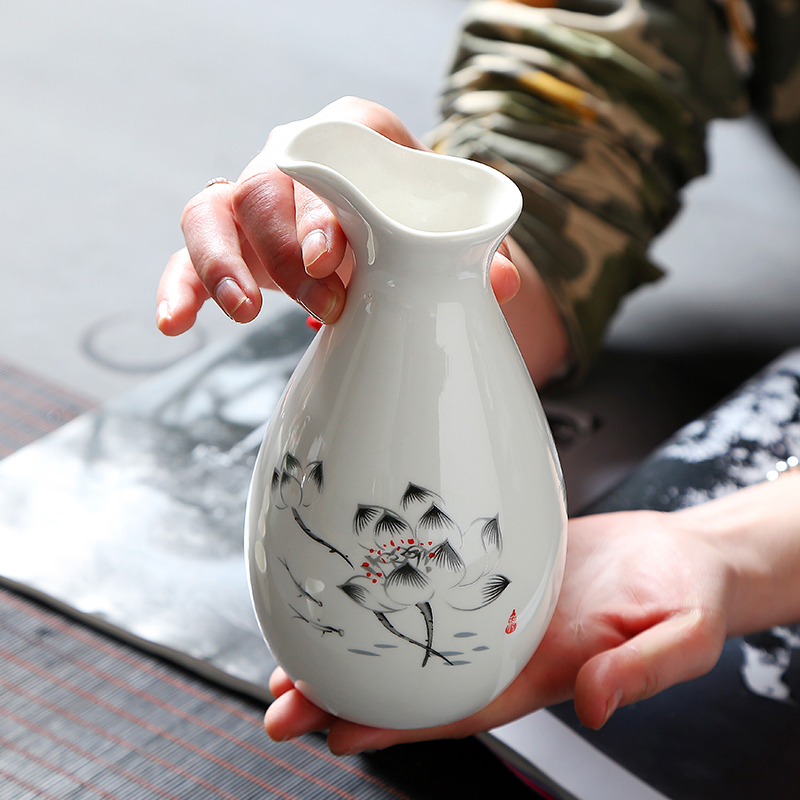 Ensembles de vin de saké en céramique avec vase à vin chaud de tasse de vin de pot de vin