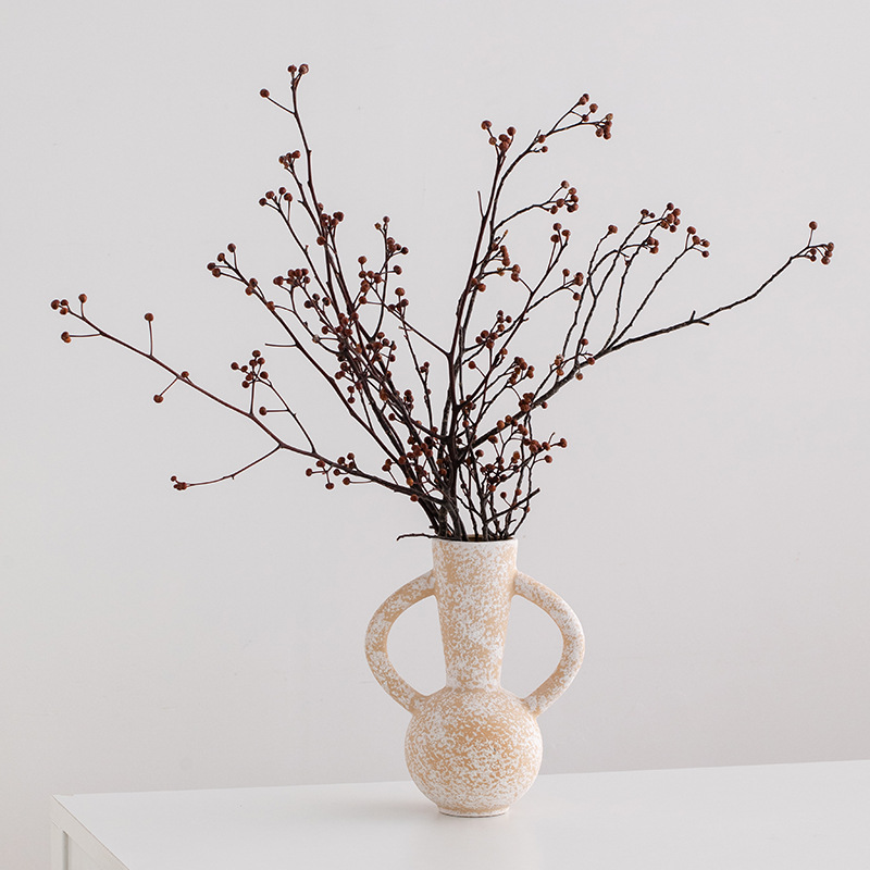 Vase en porcelaine Ornement de bureau en céramique vase