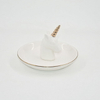 Style personnalisé décor à la maison cadeau bibelot plateau présentoir de bijoux cadeau de mariage porte-bague en céramique