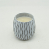 Tasse à bougie bleue de style simple moderne
