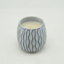 Tasse à bougie bleue de style simple moderne