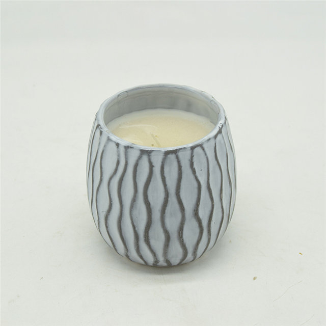Tasse à bougie bleue de style simple moderne