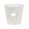 Tasse à bougie en céramique coeur creux
